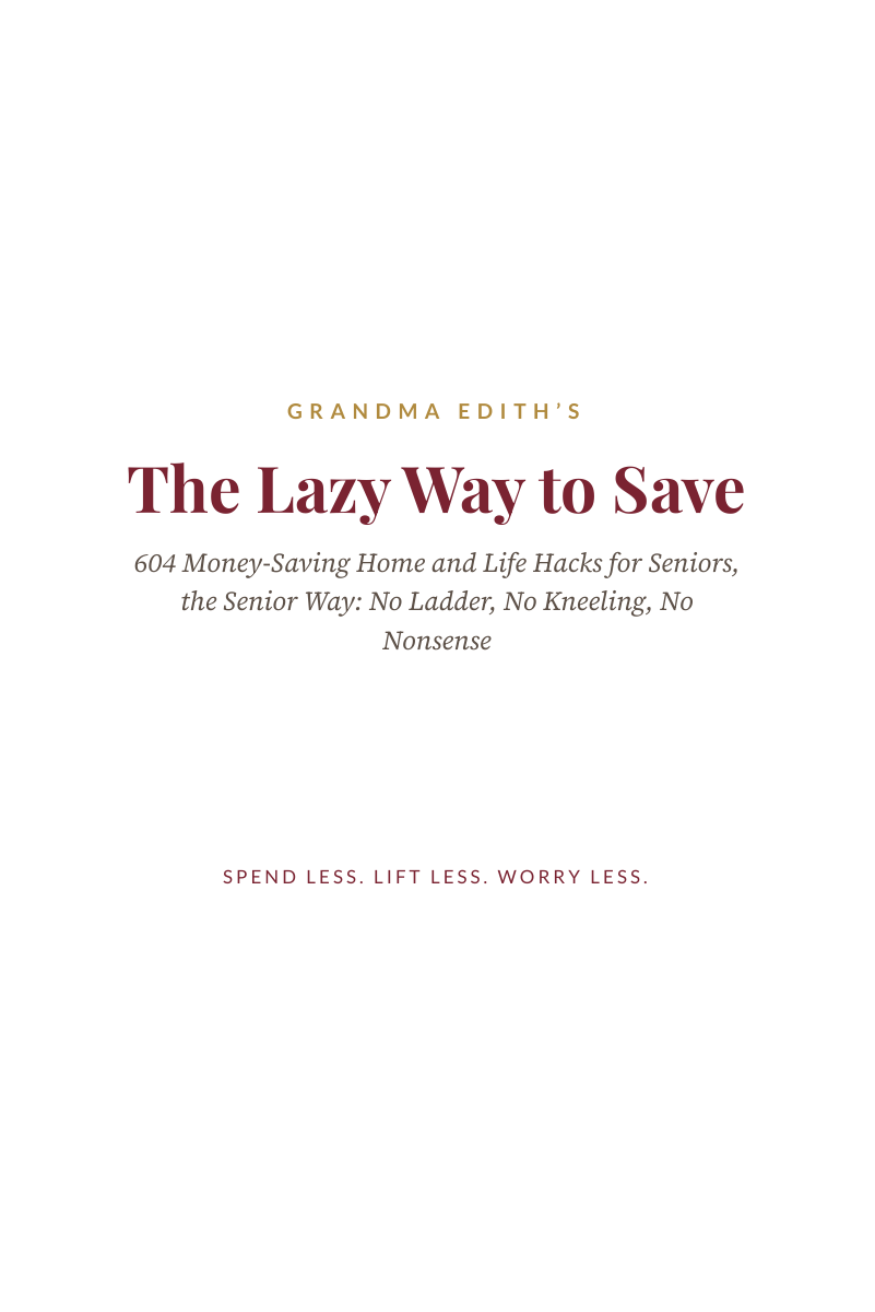Cover of Grandma Edith’s The Lazy Way to Save